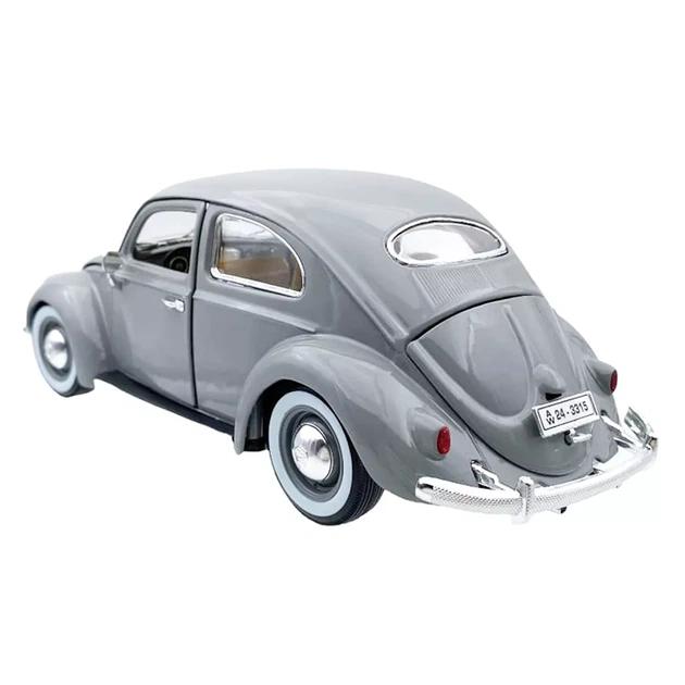 Автомодель Bburago Volkswagen Käfer Beetle 1955 1:18 сіра (18-12029 GY) - Фото 7 Автомодель Bburago Volkswagen Käfer Beetle 1955 1:18 сіра (18-12029 GY) - зображення 7