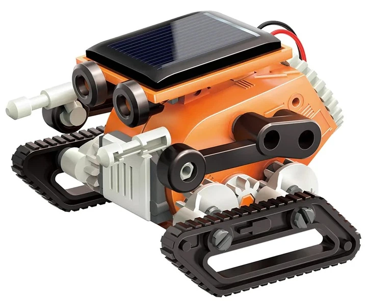 Набір сонячних роботів 7 в 1 для складання з інтерактивними функціями для дітей 8+ (ZKP.9501) (5903864954401) - зображення 4
