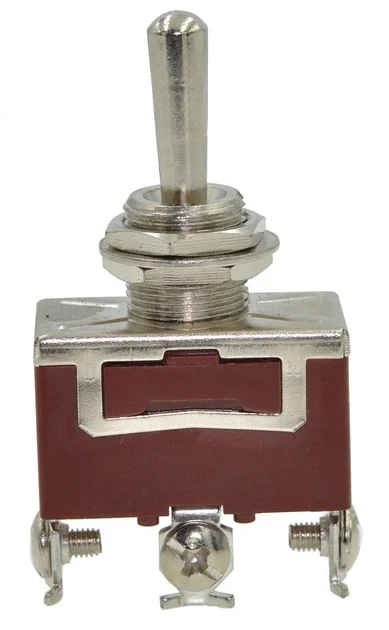 Кнопка перемикач Daier KN(3)C-103 для інструментів (ON-OFF-ON, 3 pin, 15A, 250VAC). Артикул: кн1390 - Фото 1 Кнопка перемикач Daier KN(3)C-103 для інструментів (ON-OFF-ON, 3 pin, 15A, 250VAC). Артикул: кн1390 - зображення 1