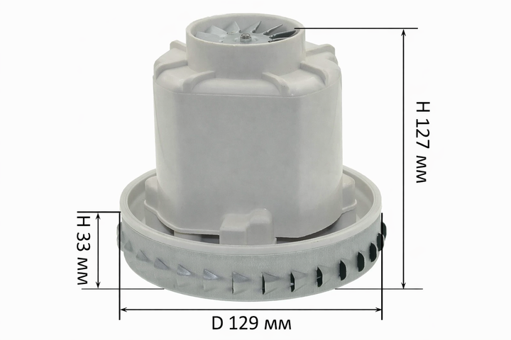 Двигатель пылесоса Zelmer PE22 1800W D134/130 H130, метал. крыльчатка (vcd104) - Фото 3 Двигатель пылесоса Zelmer PE22 1800W D134/130 H130, метал. крыльчатка (vcd104) - изображение 3