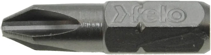 Бита Felo PH2 L=25 мм (1шт) (bit012) - Фото 1 Бита Felo PH2 L=25 мм (1шт) (bit012) - изображение 1