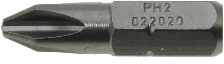 Бита Felo PH2 L=25 мм (1шт) (bit012) - Фото 2 Бита Felo PH2 L=25 мм (1шт) (bit012) - изображение 2
