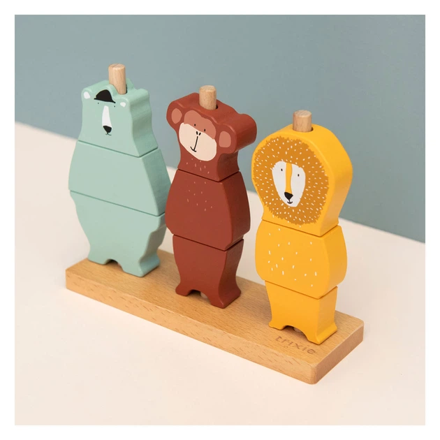 Wieża do układania Trixie Drewniane puzzle–układanki „Zwierzęta” (36-174)(5400858361745) - obraz 5