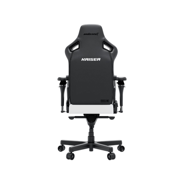 Крісло геймерське ігрове Anda Seat Kaiser 4 V2 Size XL White PVC - зображення 4