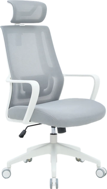 Крісло офісне OfficePro Harmony OC310-W-LG-LG - зображення 3