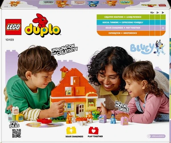 Конструктор LEGO DUPLO Bluey Родинний дім Блуї із грою на запам'ятовування 83 деталі (10459) - изображение 7