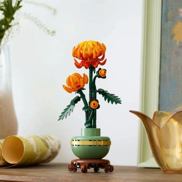 Конструктор LEGO Botanicals Хризантема 278 деталей (10368) - изображение 10