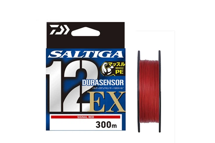 Шнур Daiwa UVF PE Saltiga Dura Sensor 12EX + Si3 300m Signal Red 71kg #12 (3201101801) - Фото 1 Шнур Daiwa UVF PE Saltiga Dura Sensor 12EX + Si3 300m Signal Red 71kg #12 (3201101801) - зображення 1