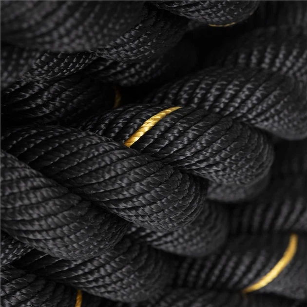 Канат для вправ для кросфіту Actiget 9 м чорний ACT0015 (5908455308182)   - зображення 7