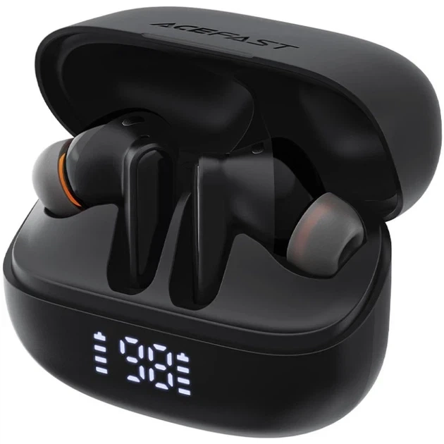 Навушники ACEFAST W1 Active Noise Cancelling true wireless earbuds Black - Фото 4 Навушники ACEFAST W1 Active Noise Cancelling true wireless earbuds Black - изображение 4