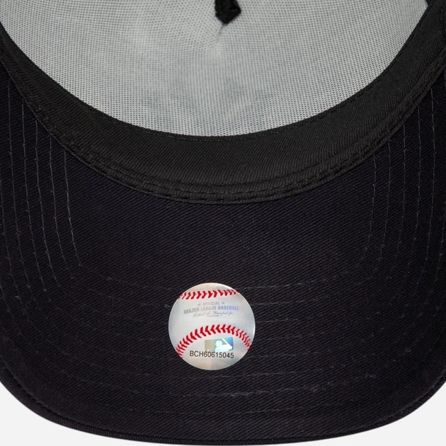 Czapka z daszkiem z siatką New Era Team Block Trucker Nyy 12380796 One Size Granatowy/Biały - obraz 5