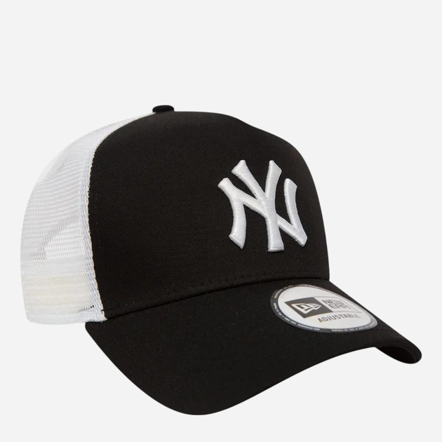 Czapka z daszkiem z siatką New Era Clean Trucker Nyy 11588491 One Size Czarny/Biały - obraz 3