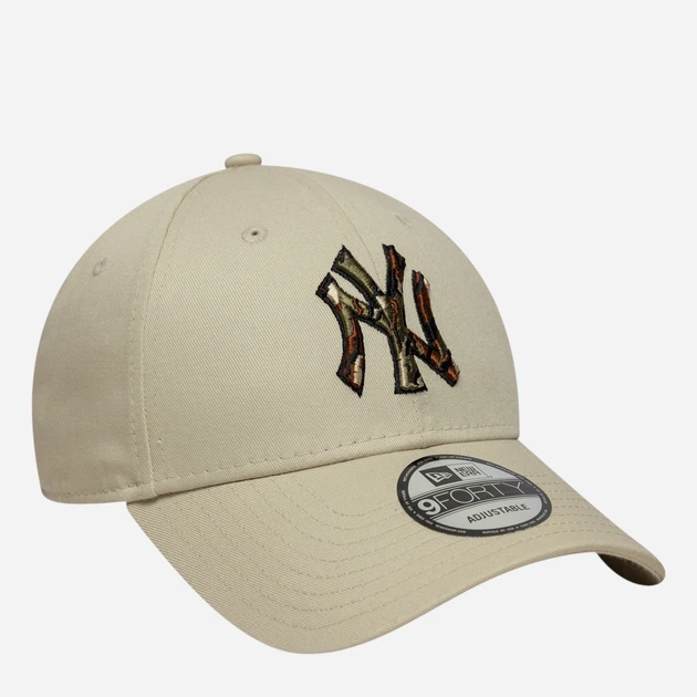 Czapka z daszkiem bejsbolówka New Era Outline Camo 940 Nyy 60771850 One Size Beżowa - obraz 4