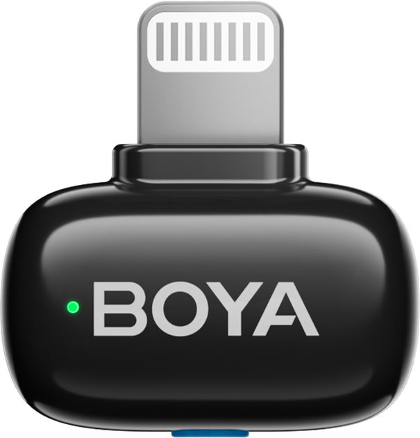 Бездротовий петличний мікрофон BOYA mini-16 Lightning Black - зображення 4