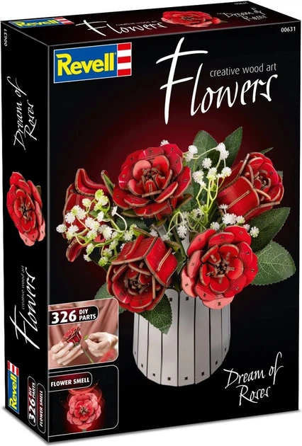 Zestaw klocków Revell Dream of Roses Flowers 326 elementów (4009803006314) - obraz 2