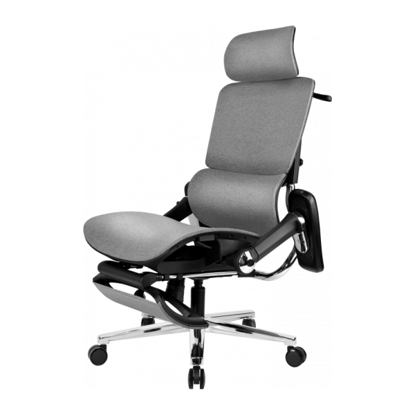 Офисное эргономичное кресло GT Racer B-574 Gray - изображение 2