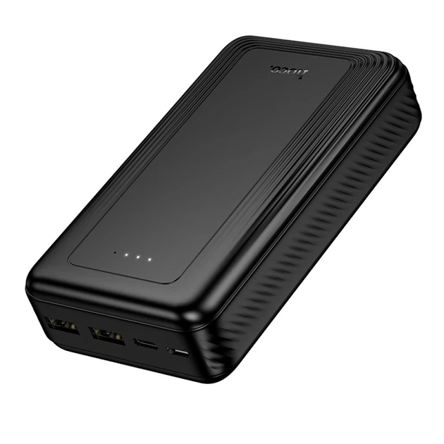 УМБ мобільна зарядка Power bank Hoco J165A повербанк 2хUSB Black 20000 mAh - Фото 2 УМБ мобільна зарядка Power bank Hoco J165A повербанк 2хUSB Black 20000 mAh - зображення 2