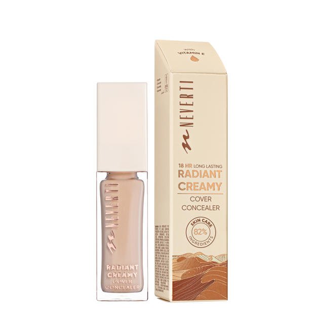 Консилер для лица стойкий Neverti Radiant Creamy Cover Conealer с витамином Е 10 мл (NP303), 003 Warm Nude Светло-бежевый - Фото 1 Консилер для лица стойкий Neverti Radiant Creamy Cover Conealer с витамином Е 10 мл (NP303), 003 Warm Nude Светло-бежевый - изображение 1
