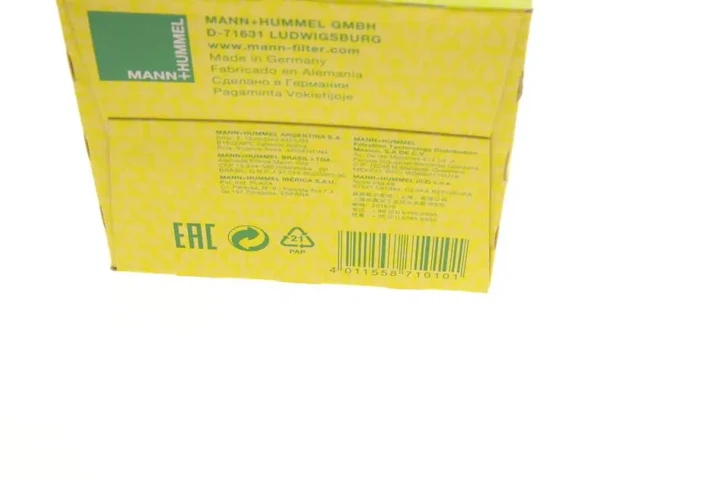 Фільтр масляний Lada Niva/Nova/Toscana 81-12 (високий) MANN-FILTER W 920/21 - изображение 5