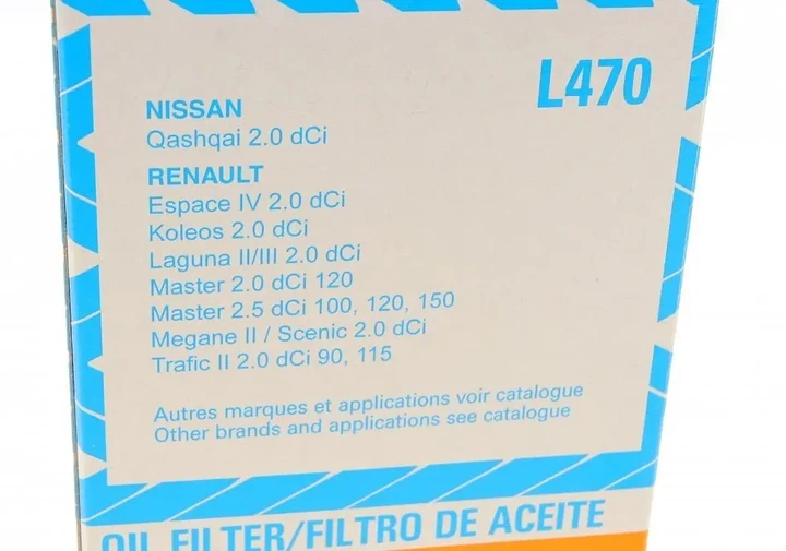 Фільтр масляний Renault Trafic 2.0dCi 06- (h=113 мм) Purflux L470 - зображення 6