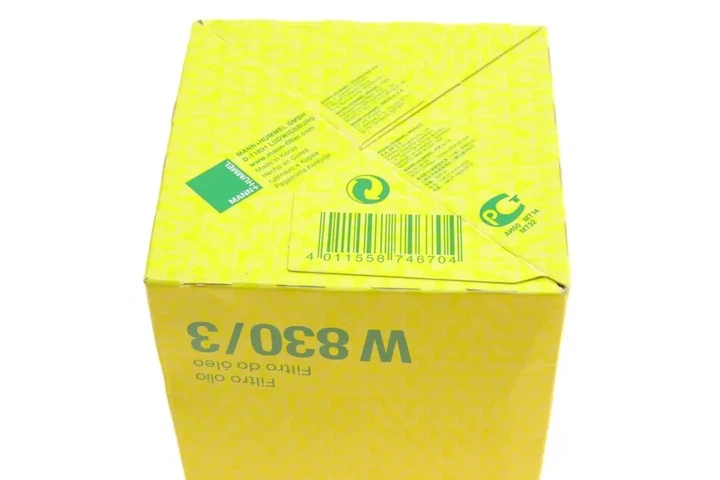 Фільтр масляний Hyundai Tucson/Santa Fe/Kia Sportage 2.0 CRDi 04- MANN-FILTER W 830/3 - Фото 5 Фільтр масляний Hyundai Tucson/Santa Fe/Kia Sportage 2.0 CRDi 04- MANN-FILTER W 830/3 - изображение 5