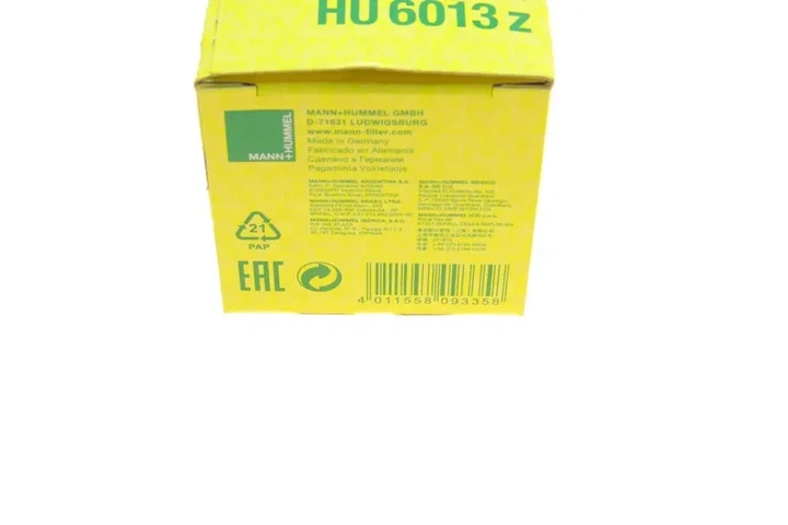 Фільтр масляний Audi A6/Q5/Q7 2.0 TFSI 12-/ VW Passat/ Golf VII 2.0GTI 14- MANN-FILTER HU6013Z - изображение 7