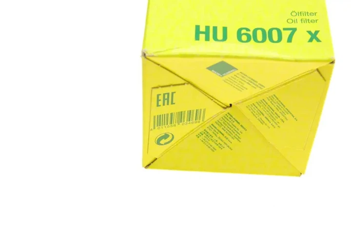 Фільтр масляний Opel Astra G/Vectra B/C 2.2i 00- MANN-FILTER HU 6007 X - изображение 6