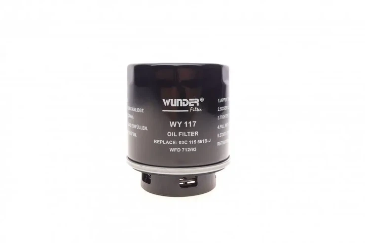 Фільтр масляний VW Golf 1.2/1.4 TSI 07-13/Jetta/Passat 1.4 TSI 07-10 WUNDER FILTER WY 117 - изображение 5