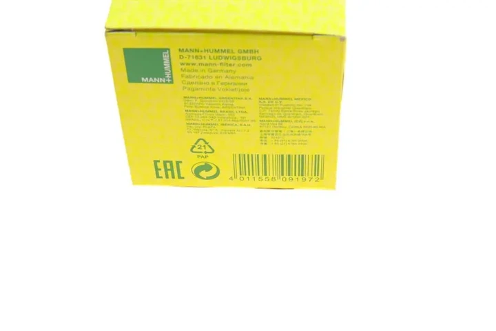 Фільтр масляний BMW X1 (F48)/1 (F40) /2 (F45/F46) 1.5-2.0 14- (B38/B47/B48) MANN-FILTER HU 6012 Z KIT - изображение 11