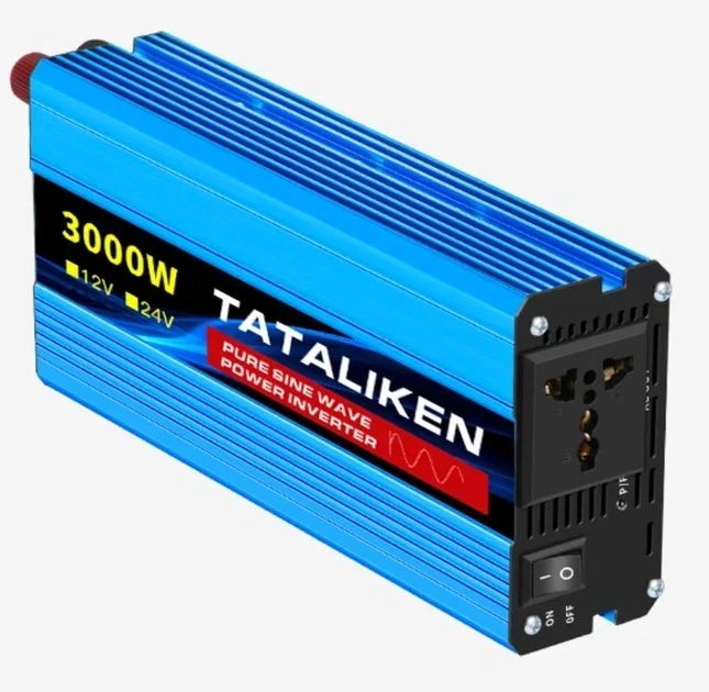 Інвертор Tataliken 3000W 12-220V Чистий синус - Фото 2 Інвертор Tataliken 3000W 12-220V Чистий синус - зображення 2
