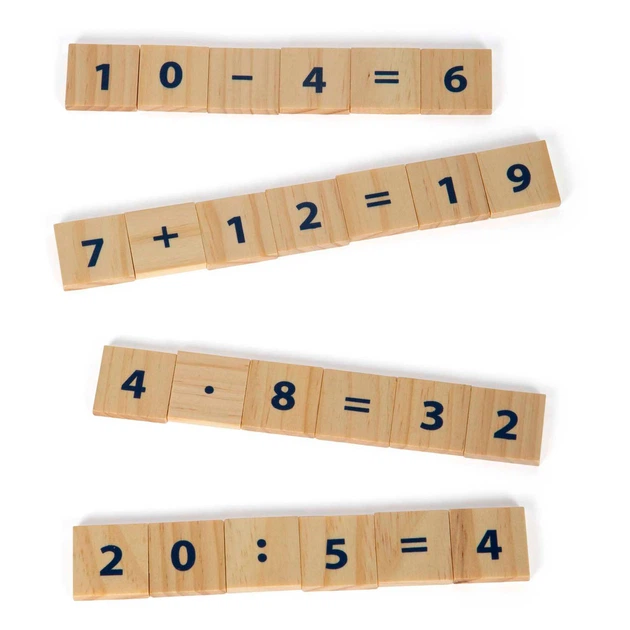 Zabawka edukacyjna Small Foot Drewniane pudełko edukacyjne z patyczkami do liczenia i klockami liczbowymi (12559) (4020972125590) - obraz 8