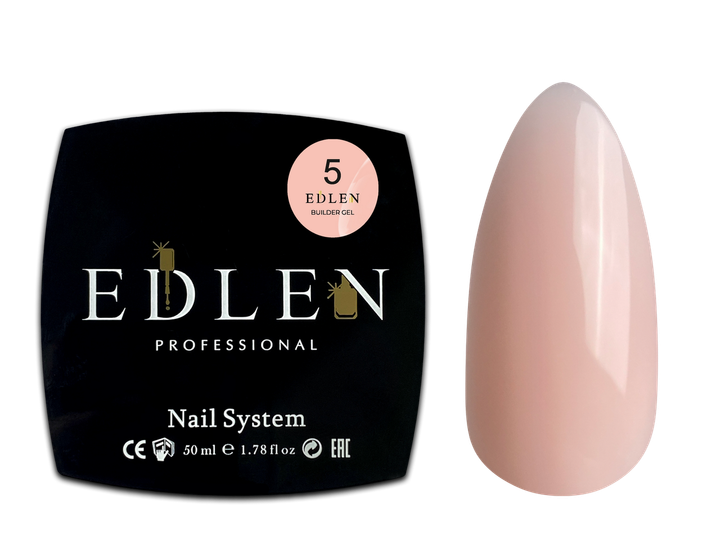 Гель для наращивания Edlen Builder Gel №05 50 мл - Фото 1 Гель для наращивания Edlen Builder Gel №05 50 мл - изображение 1