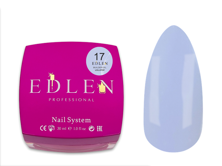 Гель для наращивания ногтей Edlen Builder Gel Lollipop №17 30 мл - Фото 1 Гель для наращивания ногтей Edlen Builder Gel Lollipop №17 30 мл - изображение 1