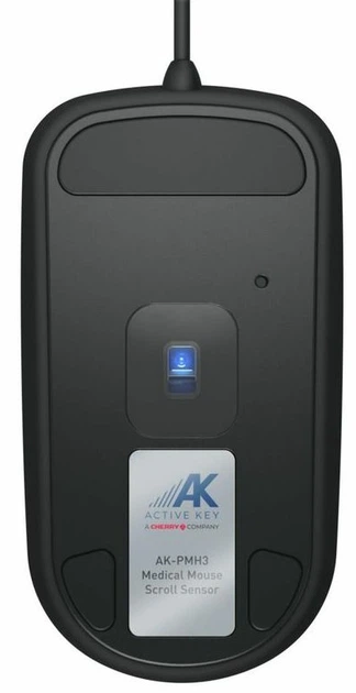 Миша Cherry AK-PMH3OS-US-B Medical Mouse Scroll Sensor Black (7061112136394) - зображення 5