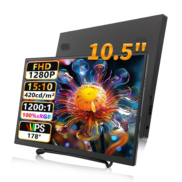 Портативный монитор HGFRTEE B105-SPF06L1 (10.5 1920*1280 IPS) Type-C - Фото 2 Портативный монитор HGFRTEE B105-SPF06L1 (10.5 1920*1280 IPS) Type-C - изображение 2