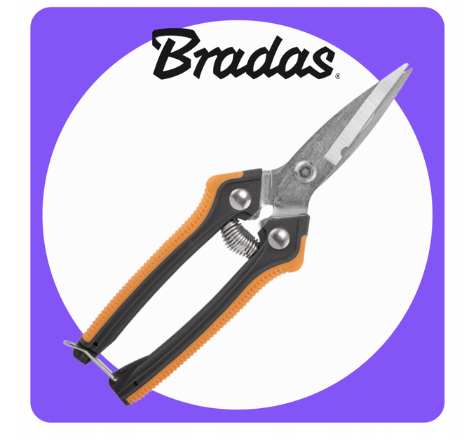 Секатор с прямым лезвием, BRADAS KT-V1037 - изображение 2