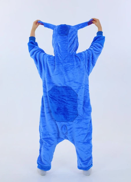 Пижама кигуруми Стич для девочек Kigurumi на молнии синий для детей и подростков 130-140 см (2074K1153) - Фото 3 Пижама кигуруми Стич для девочек Kigurumi на молнии синий для детей и подростков 130-140 см (2074K1153) - изображение 3
