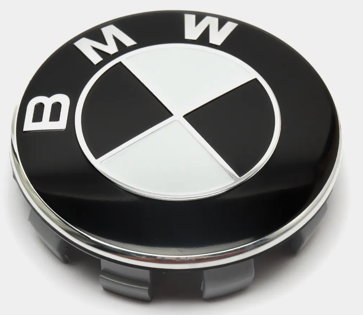 Колпачок на литые диски BMW черно-белая 36136783536 БМВ 68 мм 65 мм заглушка - изображение 3