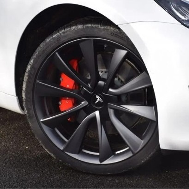 Центральна заглушка Тесла-диск ковпачок на болти для Tesla Model 3 OEM 1044234-00B зірка - зображення 6