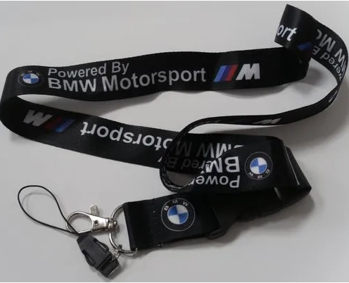 Брелок для ключей с карабином шнурок на шею ремешок Bmw бмв - изображение 3