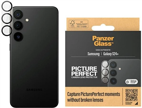 Захисне скло PanzerGlass PicturePerfect Camera Lens Protector для Samsung Galaxy S24+ (5711724012051) - зображення 3
