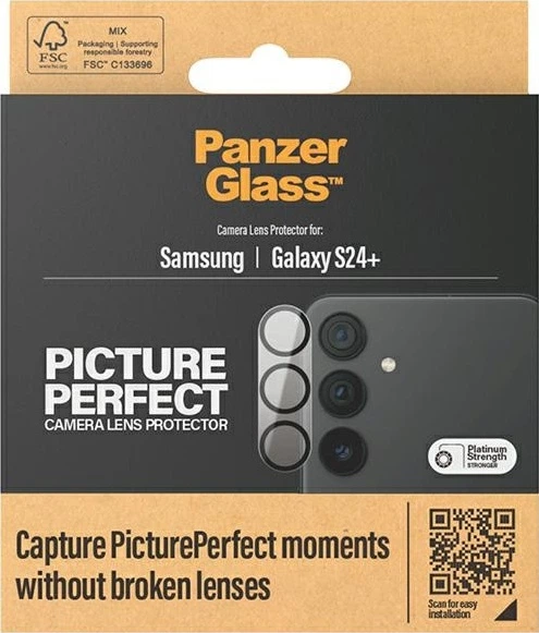 Захисне скло PanzerGlass PicturePerfect Camera Lens Protector для Samsung Galaxy S24+ (5711724012051) - зображення 4