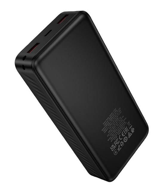Павербанк Power bank Hoco J154A 20000 mAh 22.5W + PD 20W з дисплеєм black - Фото 2 Павербанк Power bank Hoco J154A 20000 mAh 22.5W + PD 20W з дисплеєм black - зображення 2