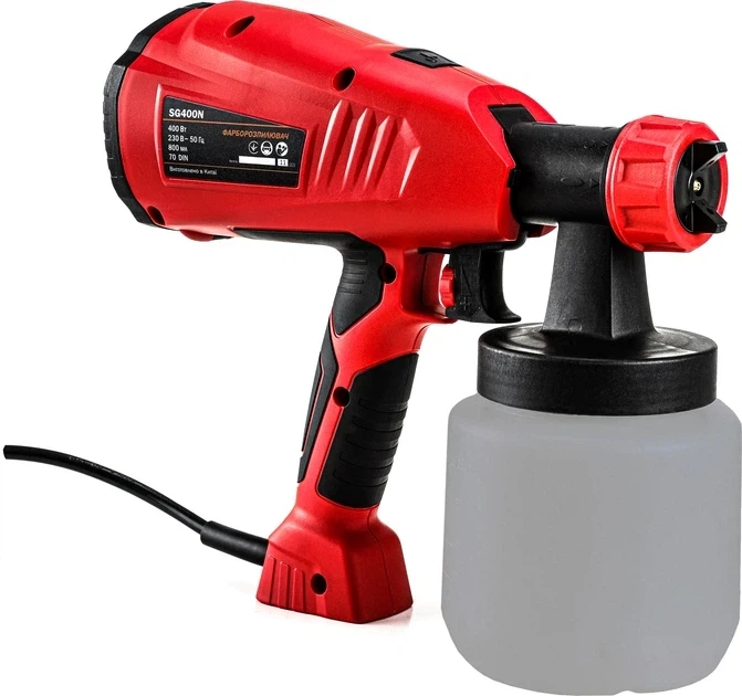 Краскораспылитель электрический GTM SG400N - изображение 3