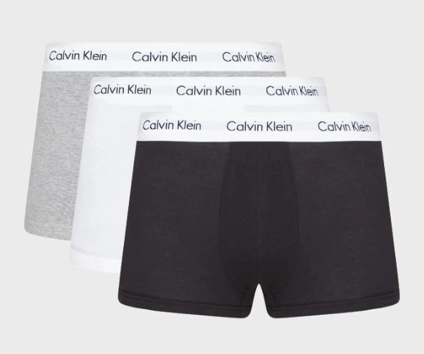 Набір чоловічих трусів боксерів Calvin Klein men boxer 3 шт в наборі, розмір S сірі, білі та чорні, з поясом білим. - Фото 1 Набір чоловічих трусів боксерів Calvin Klein men boxer 3 шт в наборі, розмір S сірі, білі та чорні, з поясом білим. - изображение 1