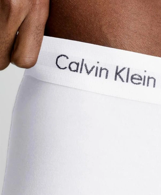 Набір чоловічих трусів боксерів Calvin Klein men boxer 3 шт в наборі, розмір S сірі, білі та чорні, з поясом білим. - Фото 5 Набір чоловічих трусів боксерів Calvin Klein men boxer 3 шт в наборі, розмір S сірі, білі та чорні, з поясом білим. - изображение 5