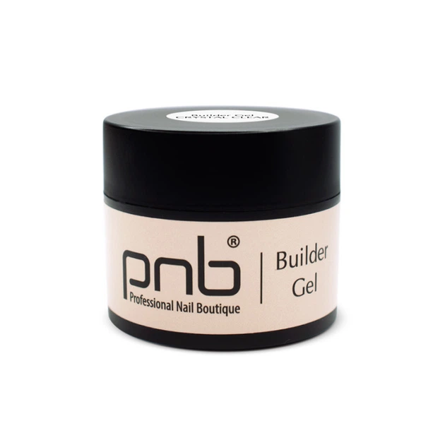 Гель однофазный моделирующий PNB One Phase Builder Gel Crystal Clear (прозрачный), 15 мл - изображение 3