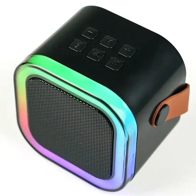Беспроводная колонка караоке с двумя микрофонами 10 Вт Bluetooth USB черный K12 - изображение 4