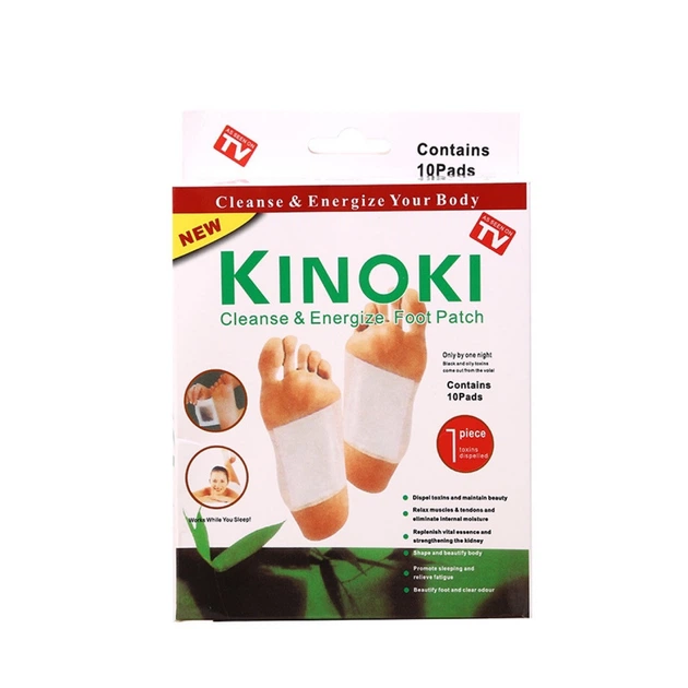 Очищающие пластыри для стоп Kiyomi Kinoki. Детокс-пластыри для очищение организма через стопы 10 шт - изображение 7
