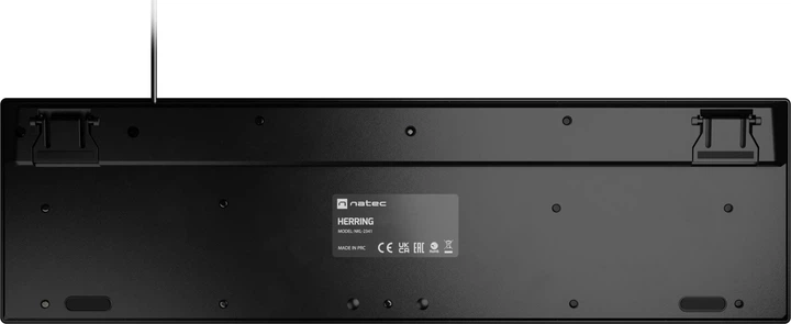 Klawiatura przewodowa Natec Herring USB Black (NKL-2341) - obraz 6